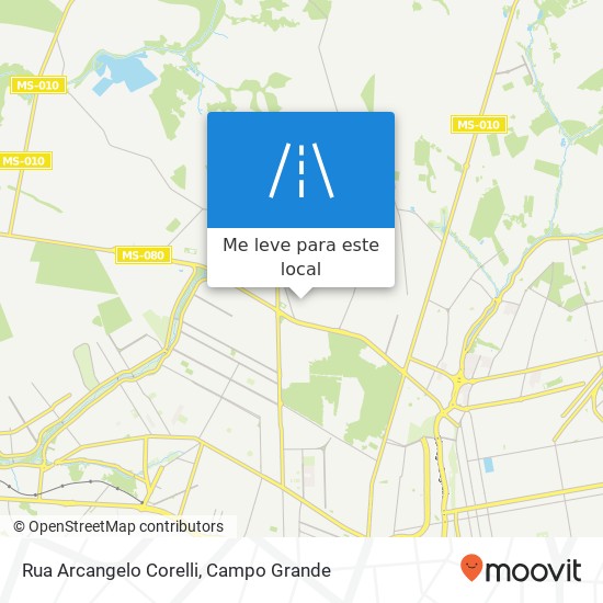 Rua Arcangelo Corelli mapa