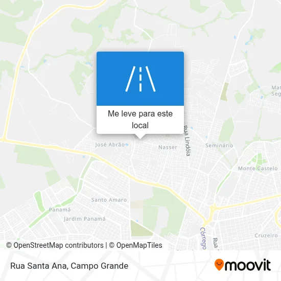Rua Santa Ana mapa