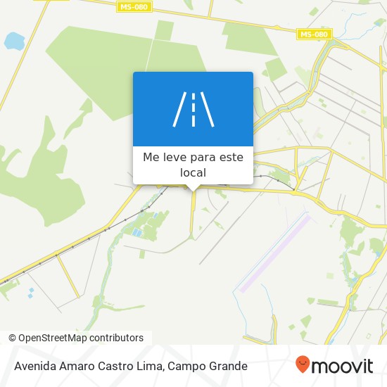 Avenida Amaro Castro Lima mapa