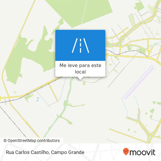 Rua Carlos Castilho mapa