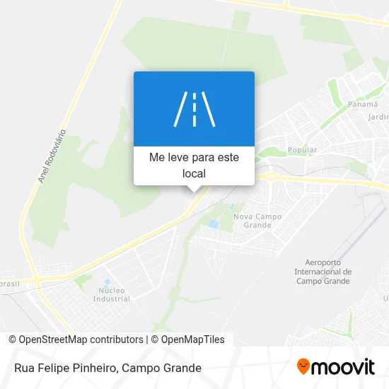 Rua Felipe Pinheiro mapa