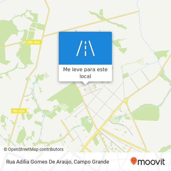 Rua Adília Gomes De Araújo mapa