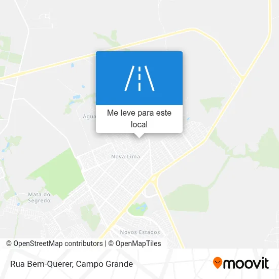 Rua Bem-Querer mapa