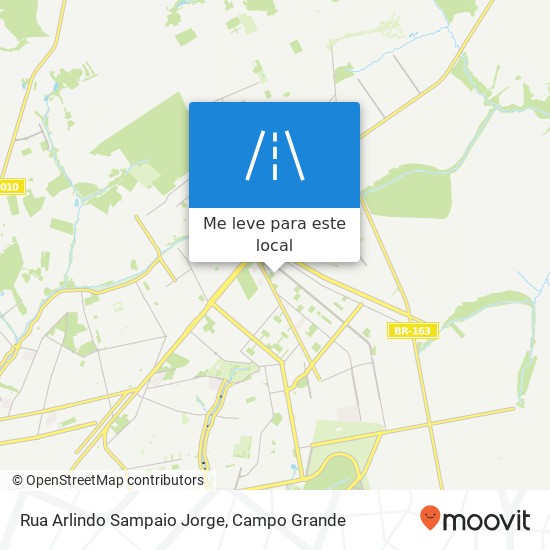 Rua Arlindo Sampaio Jorge mapa