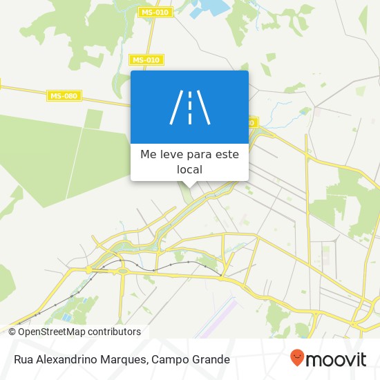 Rua Alexandrino Marques mapa