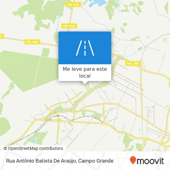 Rua Antônio Batista De Araújo mapa