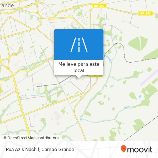 Rua Azis Nachif mapa