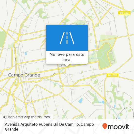 Avenida Arquiteto Rubens Gil De Camillo mapa