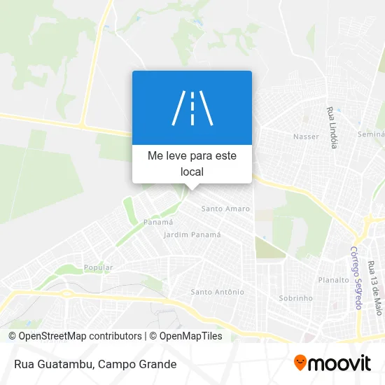 Rua Guatambu mapa