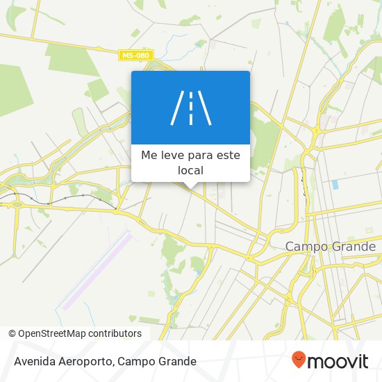 Avenida Aeroporto mapa