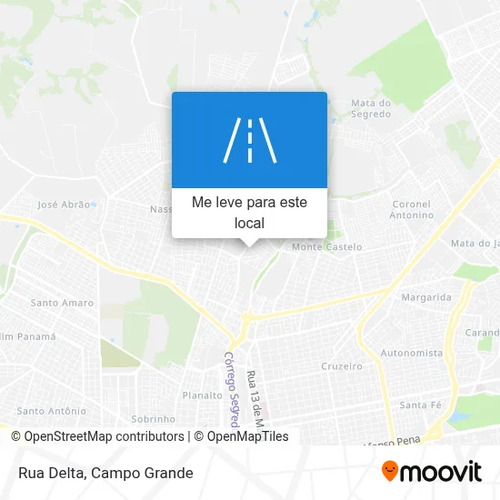 Rua Delta mapa
