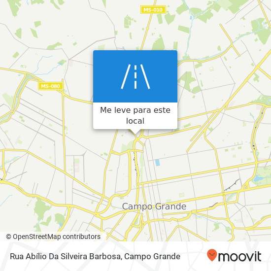 Rua Abílio Da Silveira Barbosa mapa