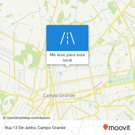 Rua 13 De Junho mapa