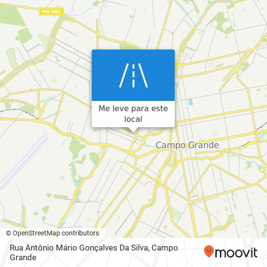 Rua Antônio Mário Gonçalves Da Silva mapa