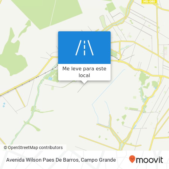Avenida Wilson Paes De Barros mapa