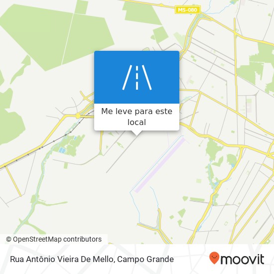 Rua Antônio Vieira De Mello mapa