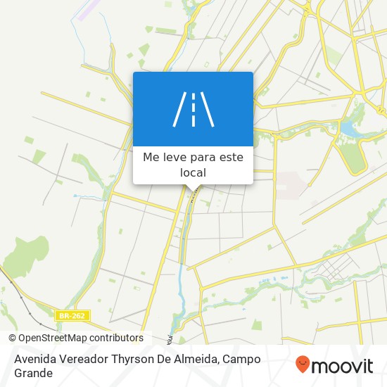 Avenida Vereador Thyrson De Almeida mapa