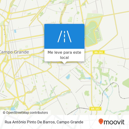 Rua Antônio Pinto De Barros mapa
