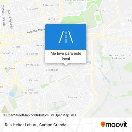 Rua Heitor Laburu mapa