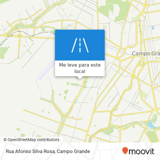 Rua Afonso Silva Rosa mapa