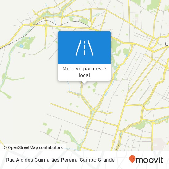 Rua Alcides Guimarães Pereira mapa