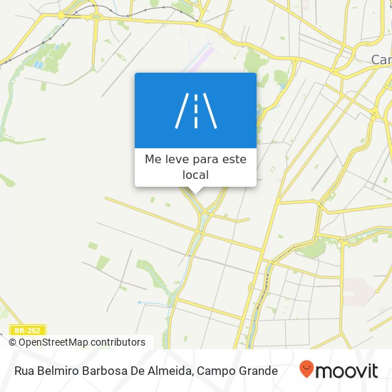 Rua Belmiro Barbosa De Almeida mapa