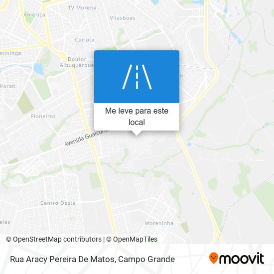 Rua Aracy Pereira De Matos mapa