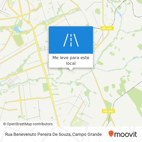 Rua Benevenuto Pereira De Souza mapa