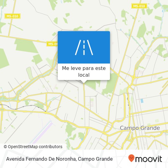 Avenida Fernando De Noronha mapa