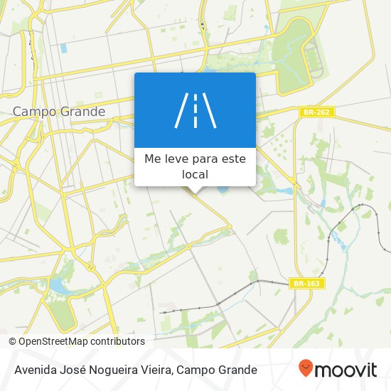 Avenida José Nogueira Vieira mapa