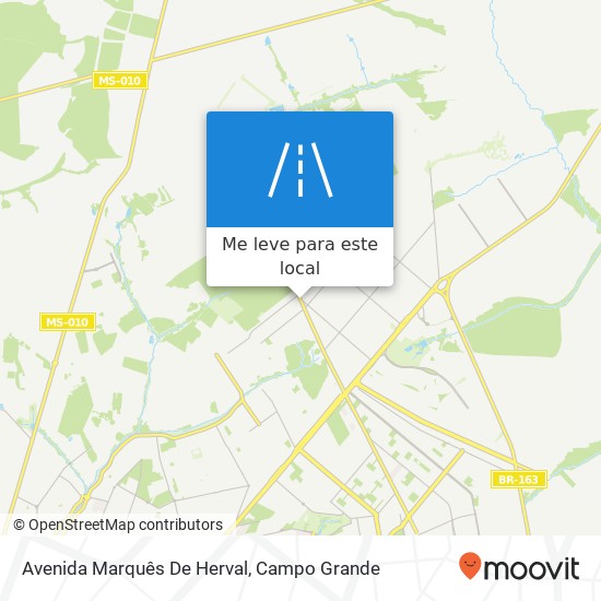 Avenida Marquês De Herval mapa