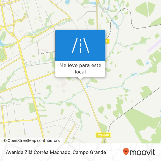 Avenida Zilá Corrêa Machado mapa