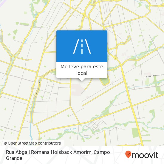 Rua Abgail Romana Holsback Amorim mapa