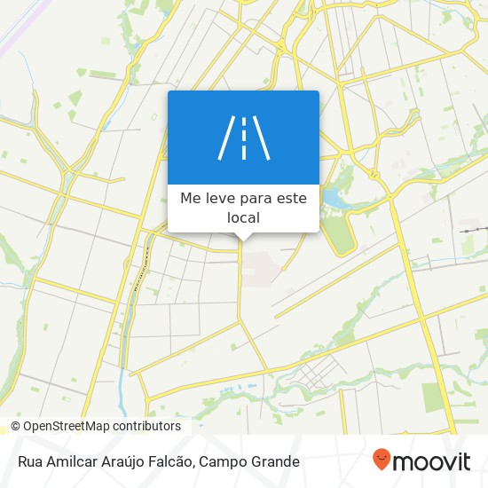 Rua Amilcar Araújo Falcão mapa