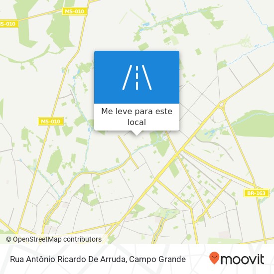 Rua Antônio Ricardo De Arruda mapa