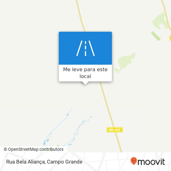 Rua Bela Aliança mapa