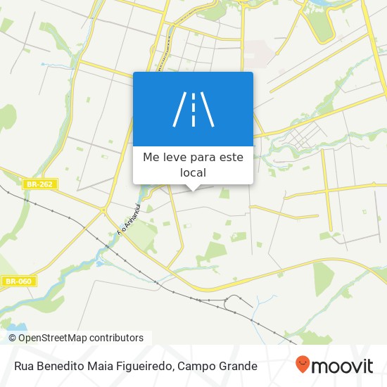 Rua Benedito Maia Figueiredo mapa