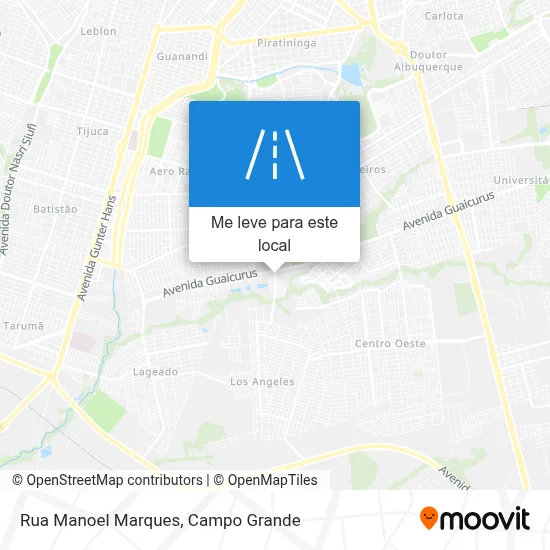 Rua Manoel Marques mapa