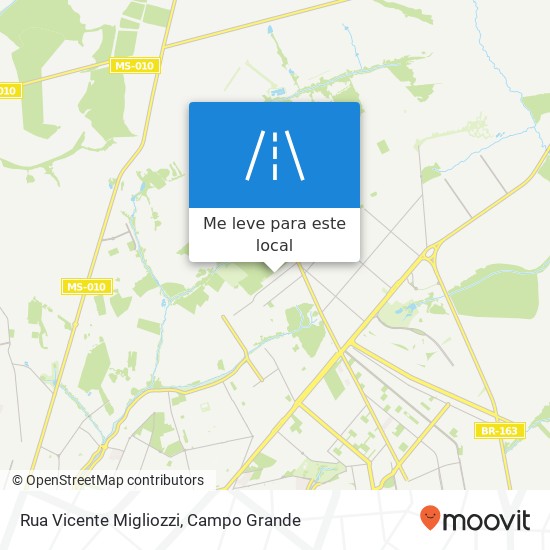 Rua Vicente Migliozzi mapa