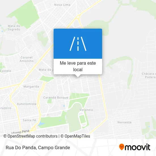Rua Do Panda mapa