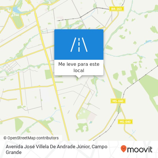 Avenida José Villela De Andrade Júnior mapa