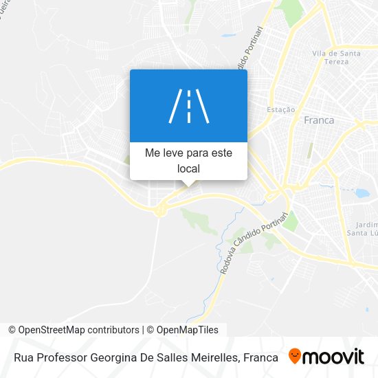Rua Professor Georgina De Salles Meirelles mapa