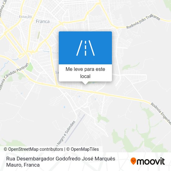 Rua Desembargador Godofredo José Marquês Mauro mapa