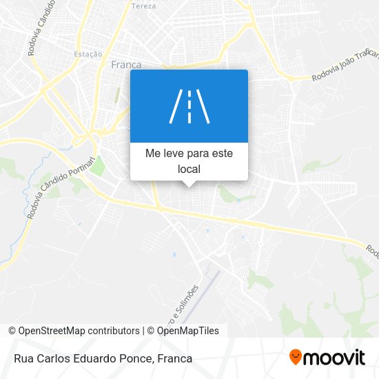 Rua Carlos Eduardo Ponce mapa