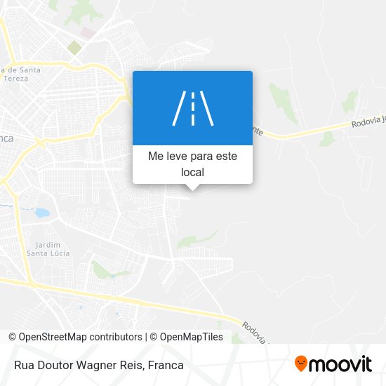 Rua Doutor Wagner Reis mapa