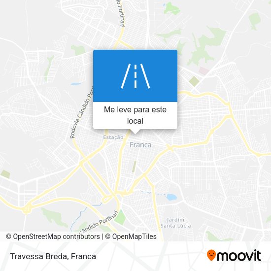 Travessa Breda mapa