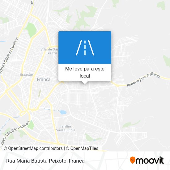 Rua Maria Batista Peixoto mapa