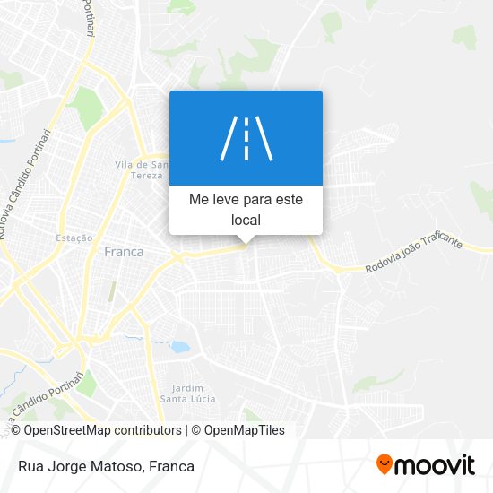 Rua Jorge Matoso mapa