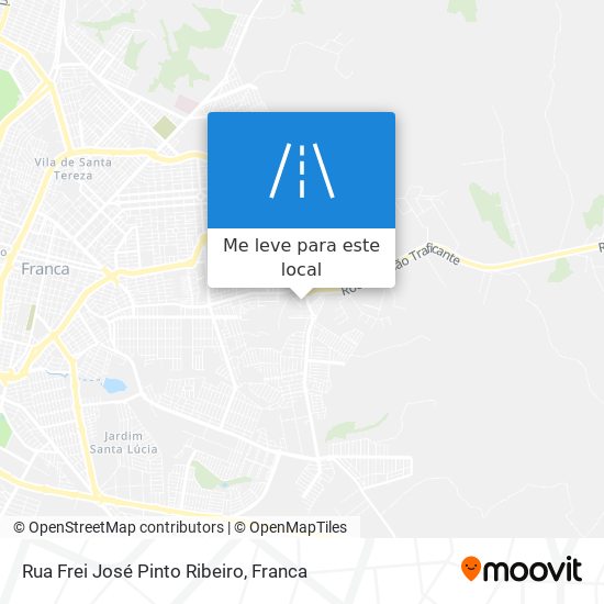 Rua Frei José Pinto Ribeiro mapa