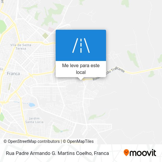 Rua Padre Armando G. Martins Coelho mapa